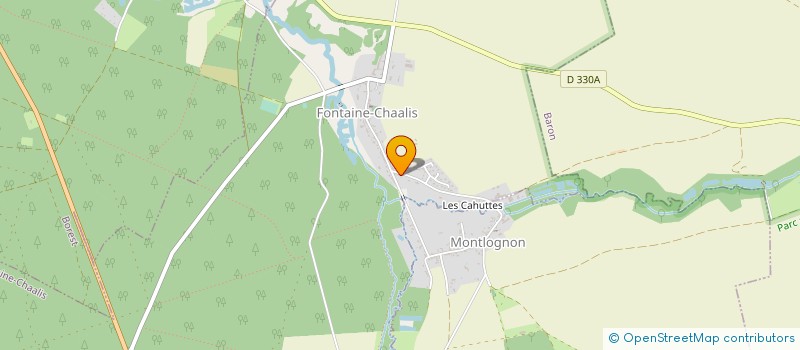 localisation de l'entreprise MADAME BRIGITTE CHAMPENOIS  FONTAINE-CHAALIS