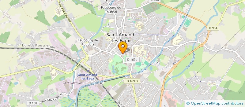 localisation de l'entreprise MADAME BRIGITTE CHANTRAINE à SAINT-AMAND-LES-EAUX
