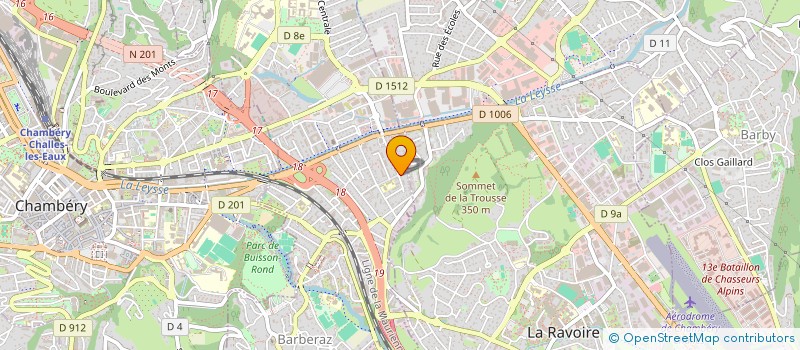 localisation de l'entreprise MADAME BRIGITTE CHARASSON  BARBERAZ