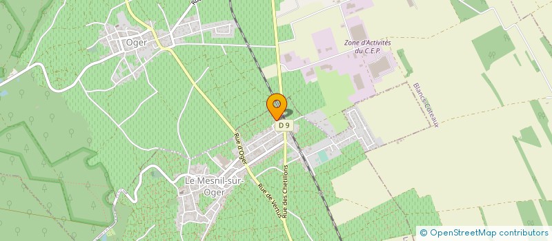 localisation de l'entreprise MADAME BRIGITTE CHARDONNET  LE MESNIL SUR OGER