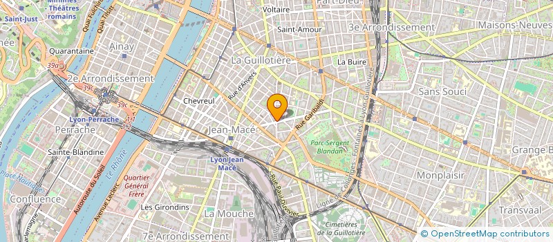 localisation de l'entreprise MADAME BRIGITTE CHARLIN  LYON