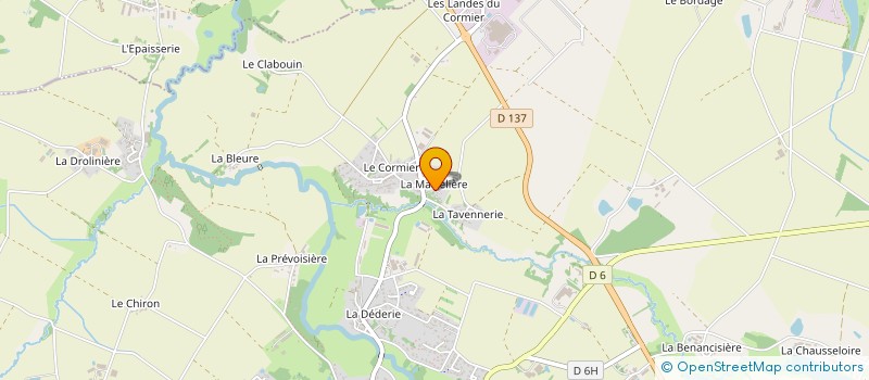 localisation de l'entreprise MADAME BRIGITTE CHARRIER  CHAVAGNES-EN-PAILLERS