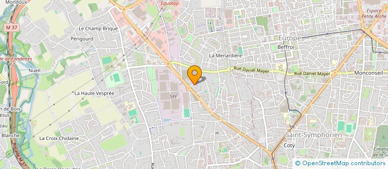 localisation de l'entreprise MADAME BRIGITTE CHAUSPIED  SAINT-CYR-SUR-LOIRE