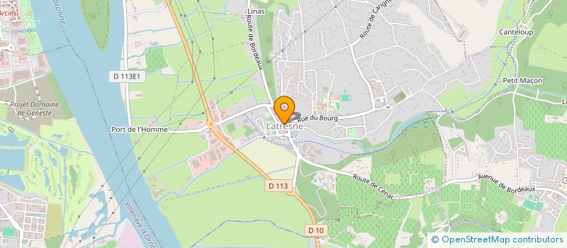 localisation de l'entreprise MADAME BRIGITTE CHAUVEAU  LATRESNE