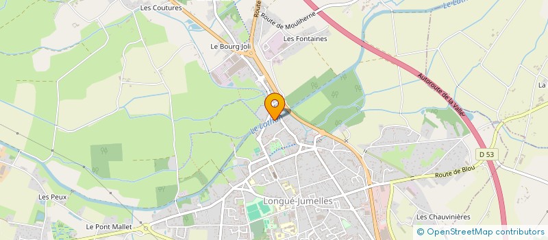 localisation de l'entreprise MADAME BRIGITTE CHAUVEAU  GENNES-VAL-DE-LOIRE