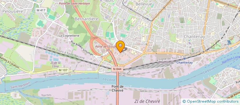 localisation de l'entreprise MADAME BRIGITTE CHAUVET à NANTES