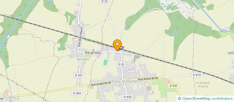 localisation de l'entreprise MADAME BRIGITTE CHEVRIN à FLAVY LE MARTEL