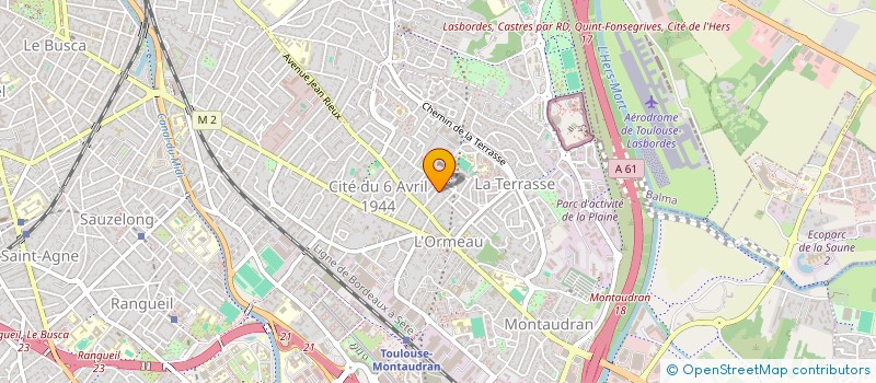 localisation de l'entreprise MADAME BRIGITTE CHOVIN à TOULOUSE