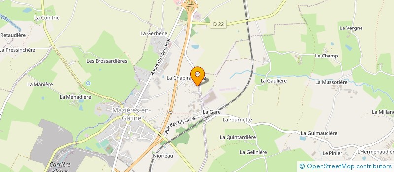 localisation de l'entreprise MADAME BRIGITTE CIANTAR  MAZIERES-EN-GATINE