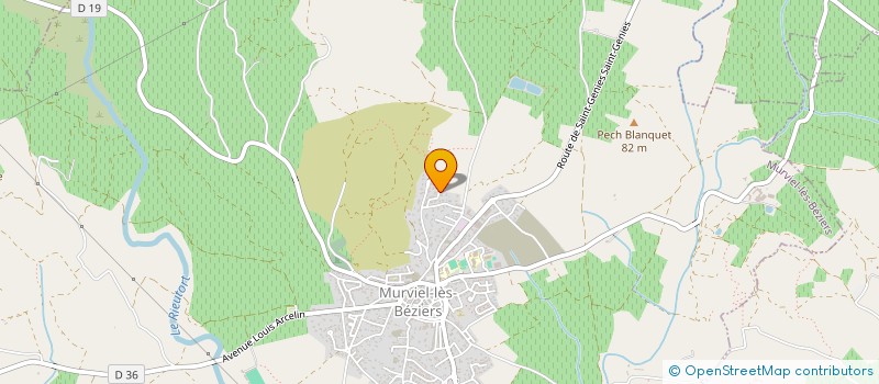 localisation de l'entreprise MADAME BRIGITTE CLAPIER  MURVIEL-LES-BEZIERS