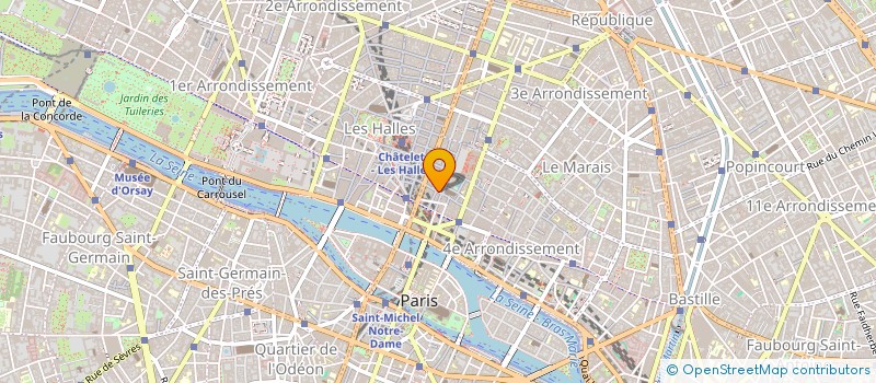 localisation de l'entreprise MADAME BRIGITTE CLAUDEL  PARIS