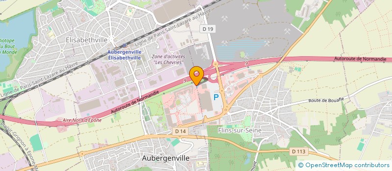 localisation de l'entreprise MADAME BRIGITTE COEURET  FLINS-SUR-SEINE