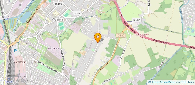 localisation de l'entreprise MADAME BRIGITTE COGEZ  SIN-LE-NOBLE