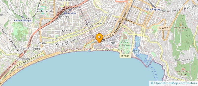 localisation de l'entreprise MADAME BRIGITTE COHEN-TANAUJI  NICE