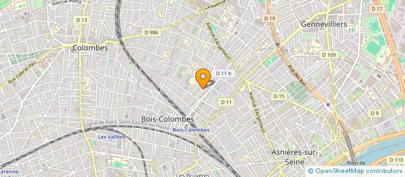 localisation de l'entreprise MADAME BRIGITTE COLLET à BOIS COLOMBES