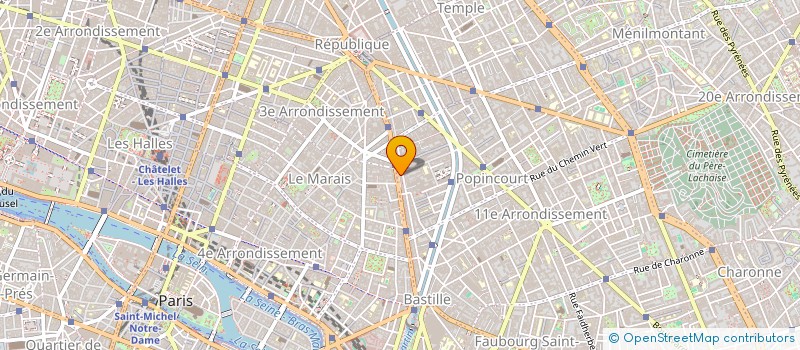 localisation de l'entreprise MADAME BRIGITTE COLLET BILLON à PARIS