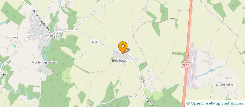 localisation de l'entreprise MADAME BRIGITTE COLLINET  MARCAY