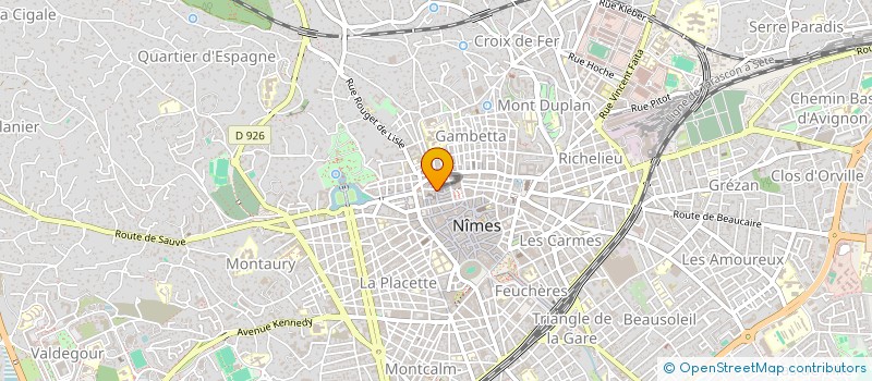 localisation de l'entreprise MADAME BRIGITTE CONESA  NIMES