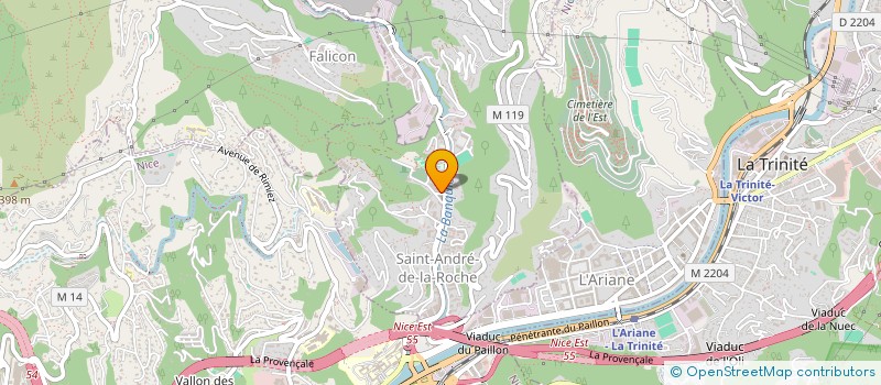 localisation de l'entreprise MADAME BRIGITTE CONTINI  SAINT-ANDRE-DE-LA-ROCHE