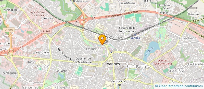 localisation de l'entreprise MADAME BRIGITTE COROLLER à VANNES