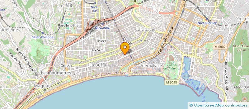 localisation de l'entreprise MADAME BRIGITTE CORSI à NICE