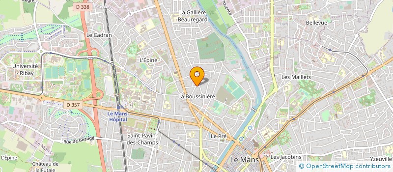 localisation de l'entreprise MADAME BRIGITTE COSNET  LE MANS
