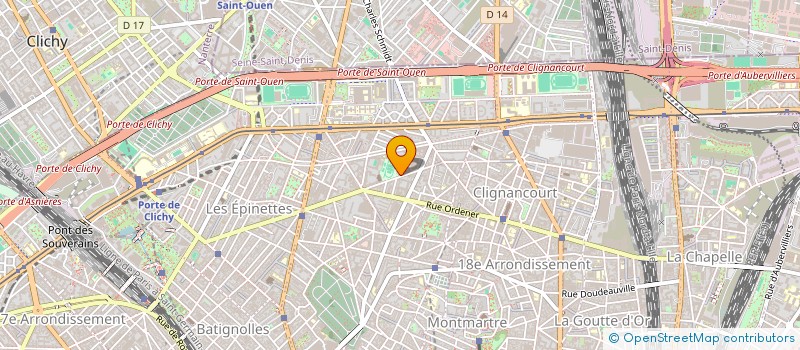 localisation de l'entreprise MADAME BRIGITTE COUDRAY  PARIS