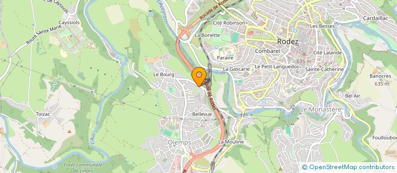 localisation de l'entreprise MADAME BRIGITTE COURNUT  OLEMPS