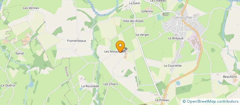 localisation de l'entreprise MADAME BRIGITTE CROMBEZ  GENOUILLAC