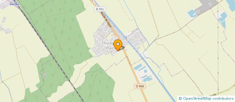 localisation de l'entreprise MADAME BRIGITTE DA SILVA  THOREY-EN-PLAINE