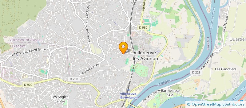 localisation de l'entreprise MADAME BRIGITTE DAMEZ-FONTAINE  VILLENEUVE-LES-AVIGNON