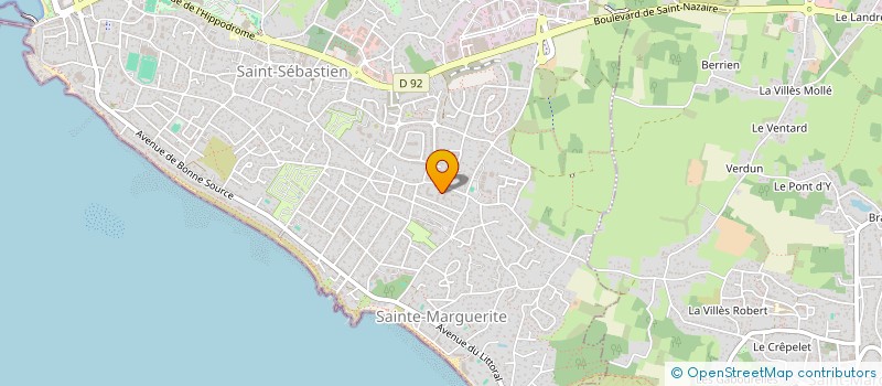 localisation de l'entreprise MADAME BRIGITTE DANGUY DES DESERTS à PORNICHET