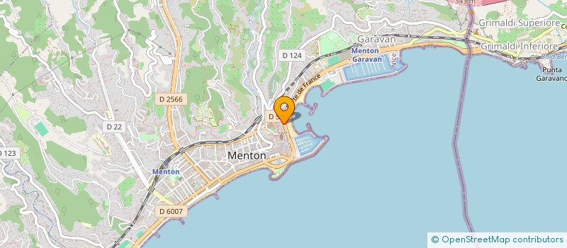 localisation de l'entreprise MADAME BRIGITTE DANIEL  MENTON