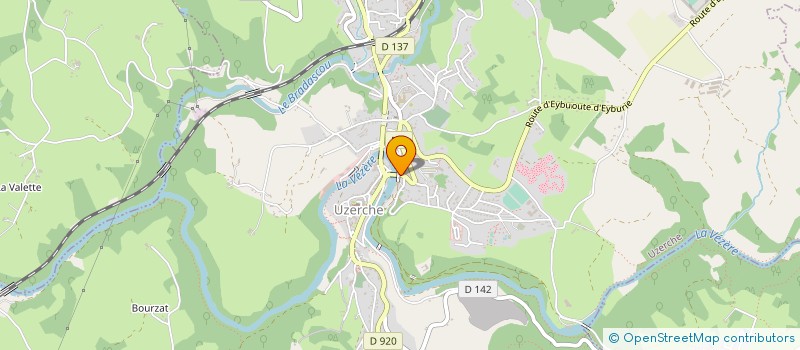 localisation de l'entreprise MADAME BRIGITTE DARLAVOIX à UZERCHE