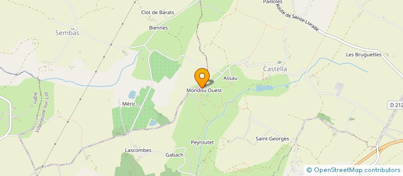 localisation de l'entreprise MADAME BRIGITTE DAURES  SEMBAS