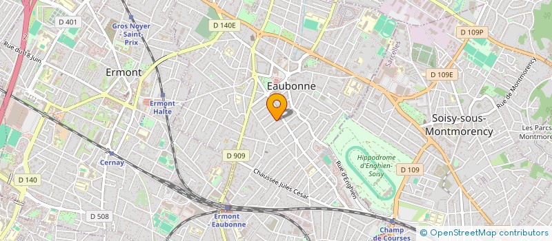 localisation de l'entreprise MADAME BRIGITTE DAUSSE à EAUBONNE