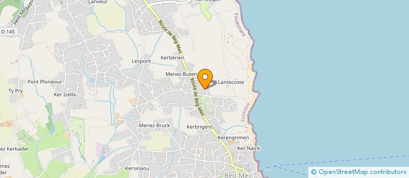 localisation de l'entreprise MADAME BRIGITTE DAVID à FOUESNANT