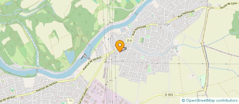 localisation de l'entreprise MADAME BRIGITTE DE JESUS CRUZ  JONAGE