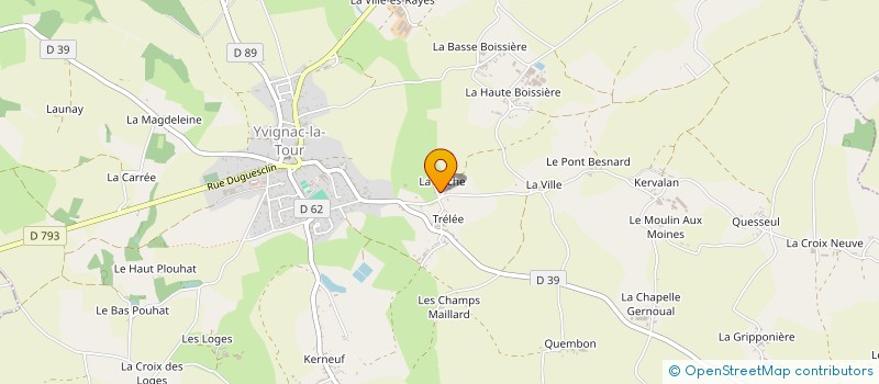 localisation de l'entreprise MADAME BRIGITTE DE L'ESCALOPIER  GUENROC