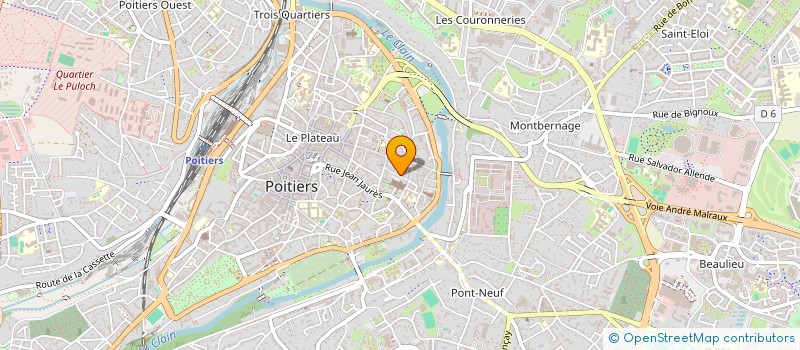localisation de l'entreprise MADAME BRIGITTE DE LAUZON à POITIERS