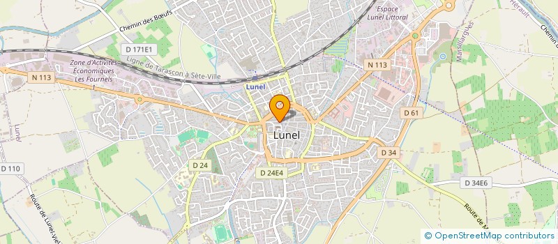 localisation de l'entreprise MADAME BRIGITTE DE MONES DEL PUJOL à LUNEL