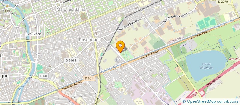 localisation de l'entreprise MADAME BRIGITTE DECOSTER à DUNKERQUE