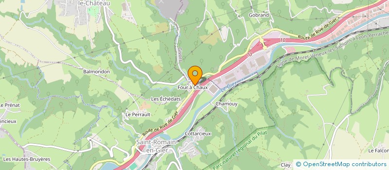 localisation de l'entreprise MADAME BRIGITTE DEDINGER  SAINT-ROMAIN-EN-GIER