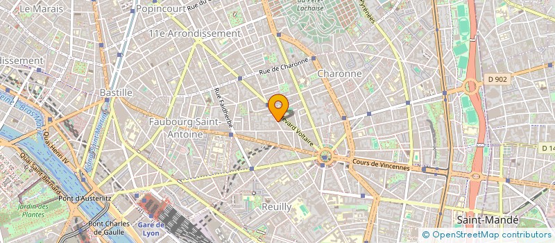 localisation de l'entreprise MADAME BRIGITTE DELABARDE  PARIS