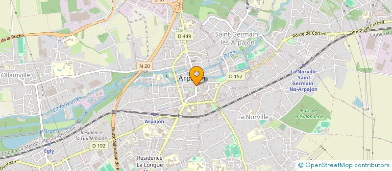localisation de l'entreprise MADAME BRIGITTE DELAND HUY à ARPAJON