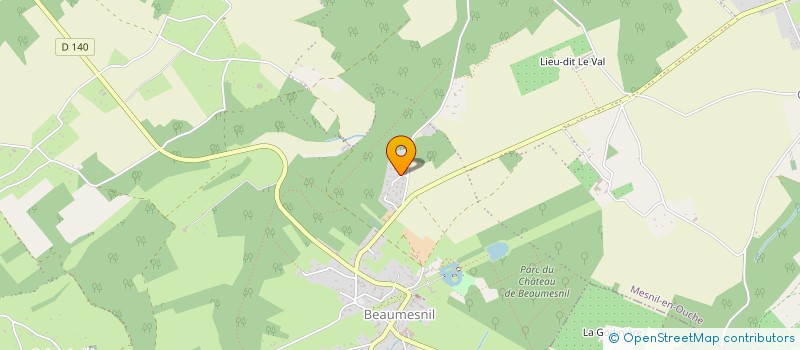 localisation de l'entreprise MADAME BRIGITTE DELLOUE  MESNIL-EN-OUCHE