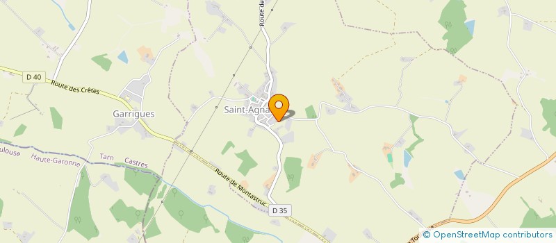 localisation de l'entreprise MADAME BRIGITTE DELMAS à GIROUSSENS