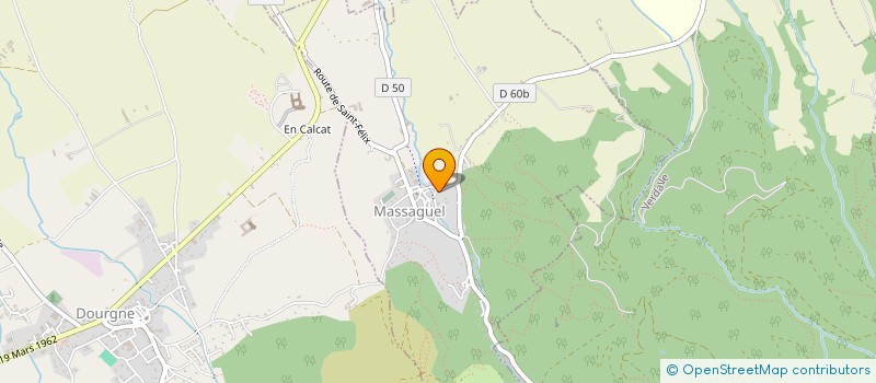 localisation de l'entreprise MADAME BRIGITTE DELMER à MASSAGUEL