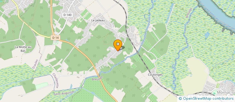 localisation de l'entreprise MADAME BRIGITTE DELOT  CHAILLEVETTE