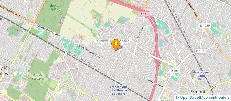 localisation de l'entreprise MADAME BRIGITTE DELOUX-LE ROUX à LE PLESSIS-BOUCHARD